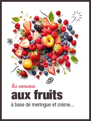 les mousse au fruit en cours