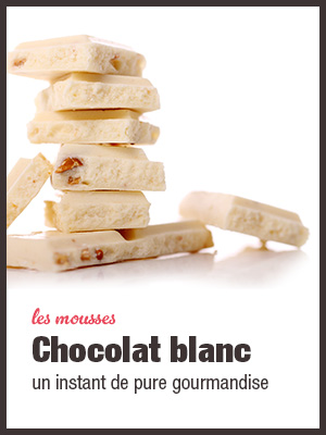 mousse chocolat blancrecette